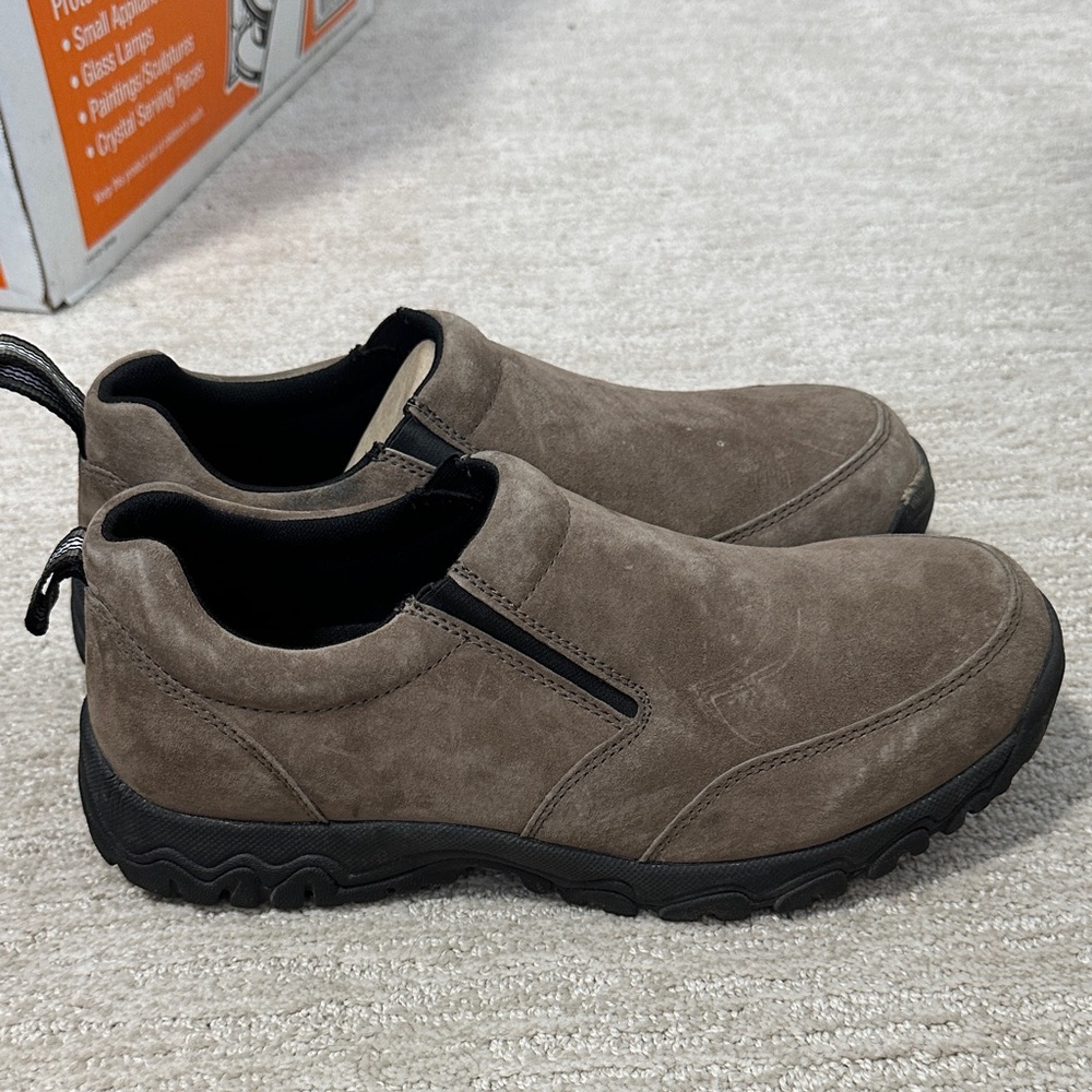 Duluth Trading Co Men's Tan Slip-On Loafers - Picture 2 of 3